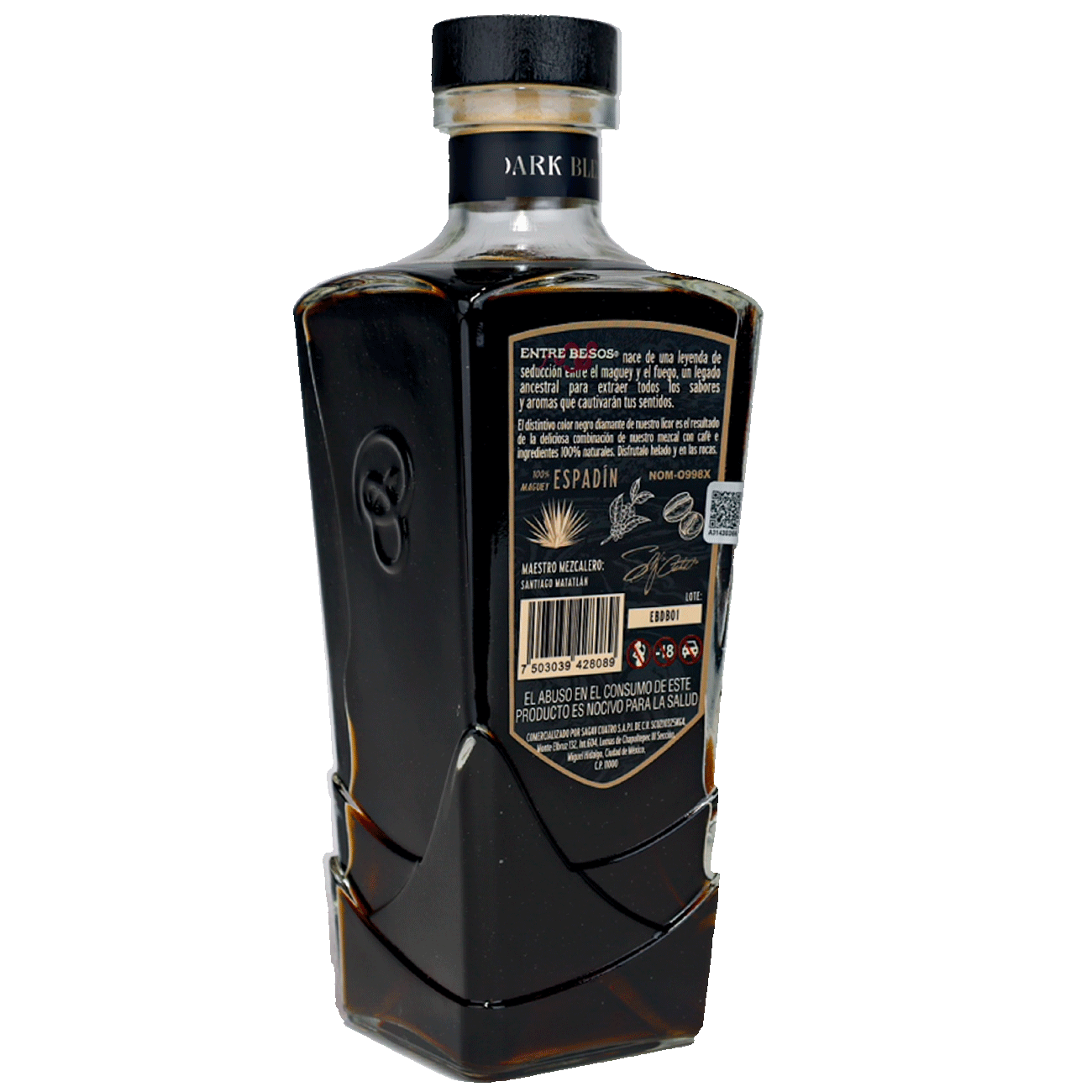 Dark Blend Artesanal mezcal distilled with coffee 38º